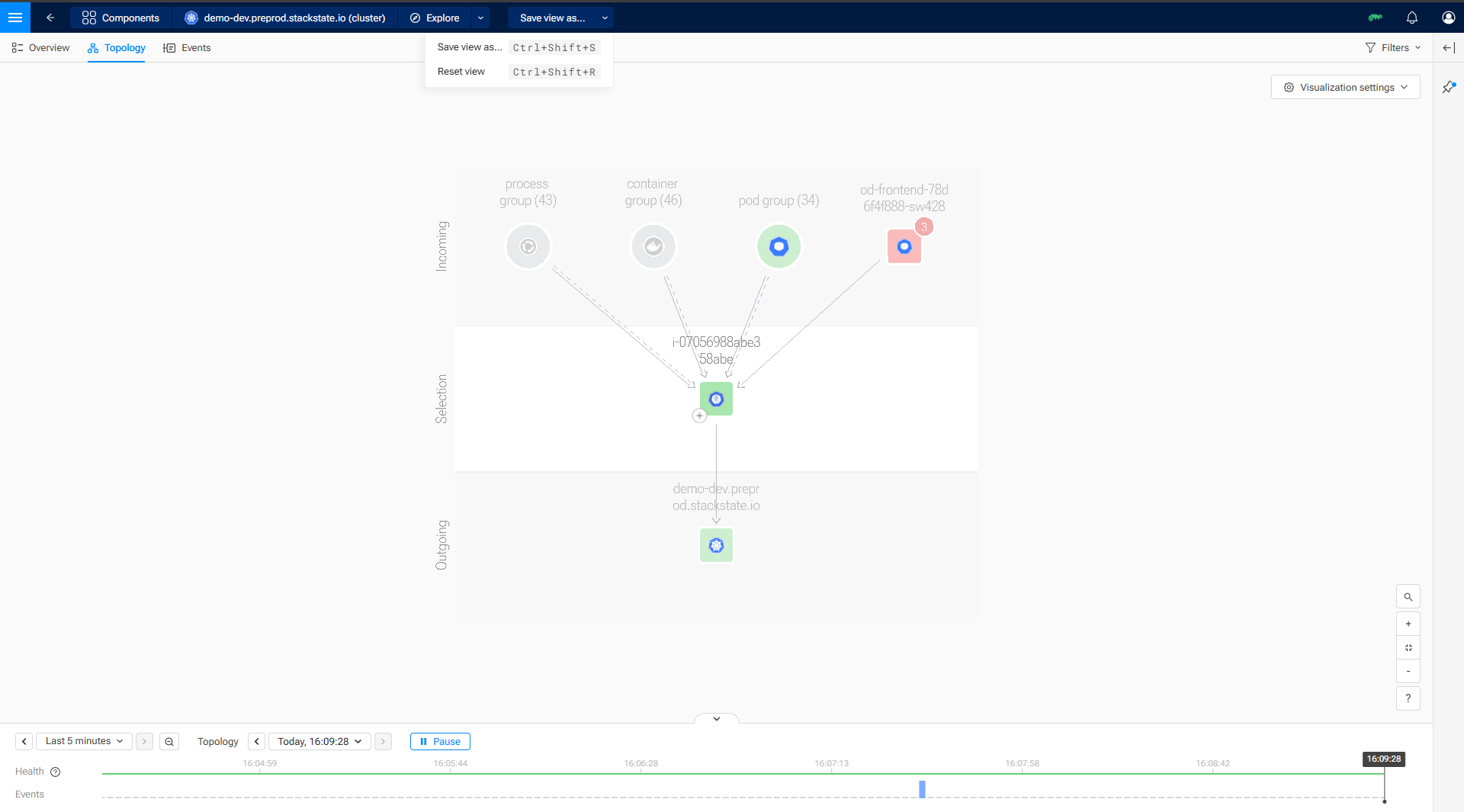 Explorer les vues